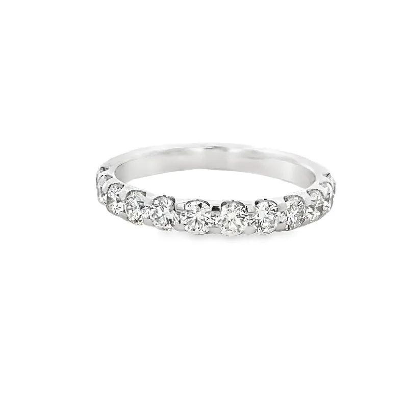 Make Your Outfit Shine With Discounted Jewelry 1.0 CTW Diamond Band in White Gold