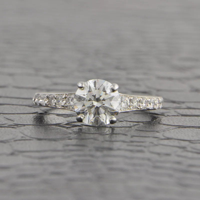 Elegant Jewelry, Affordable Luxury – Shop Now 1.14 ct. Round Brilliant Cut Diamond Engagement Ring in White Gold Elegant Jewelry, Affordable Luxury – Shop Now 1.14 ct. Round Brilliant Cut Diamond Engagement Ring in White Gold