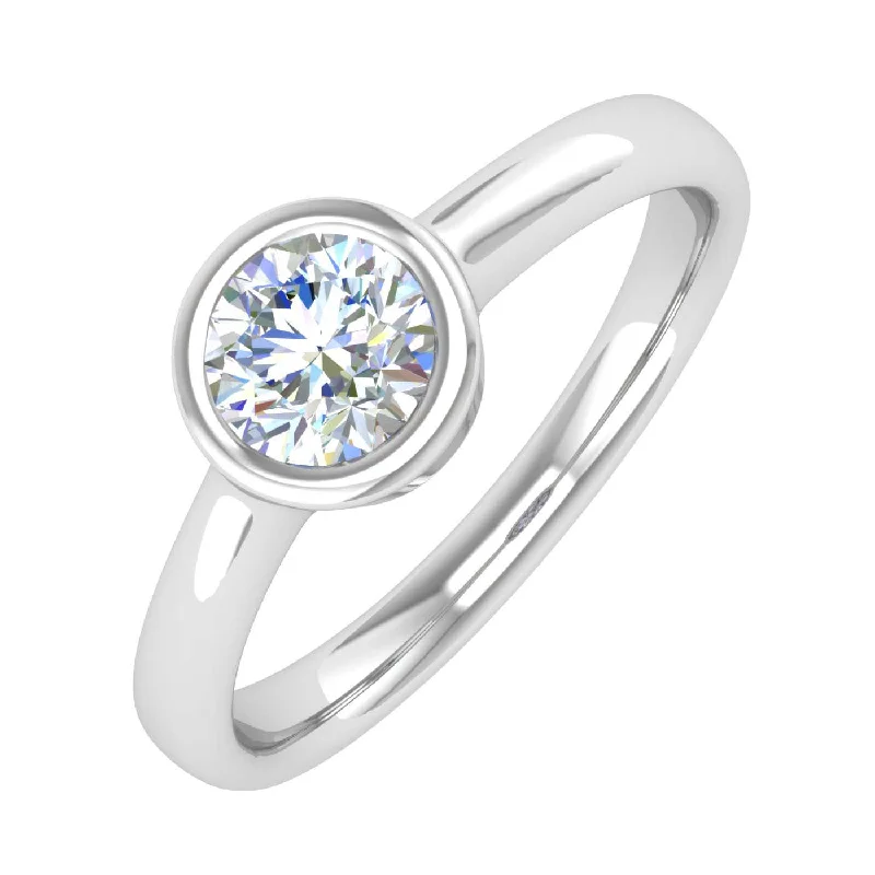 Exclusive Jewelry Sale – Limited-Time Discounts 1/2 Carat Bezel Set Diamond Solitaire Engagement Ring in Gold Exclusive Jewelry Sale – Limited-Time Discounts 1/2 Carat Bezel Set Diamond Solitaire Engagement Ring in Gold