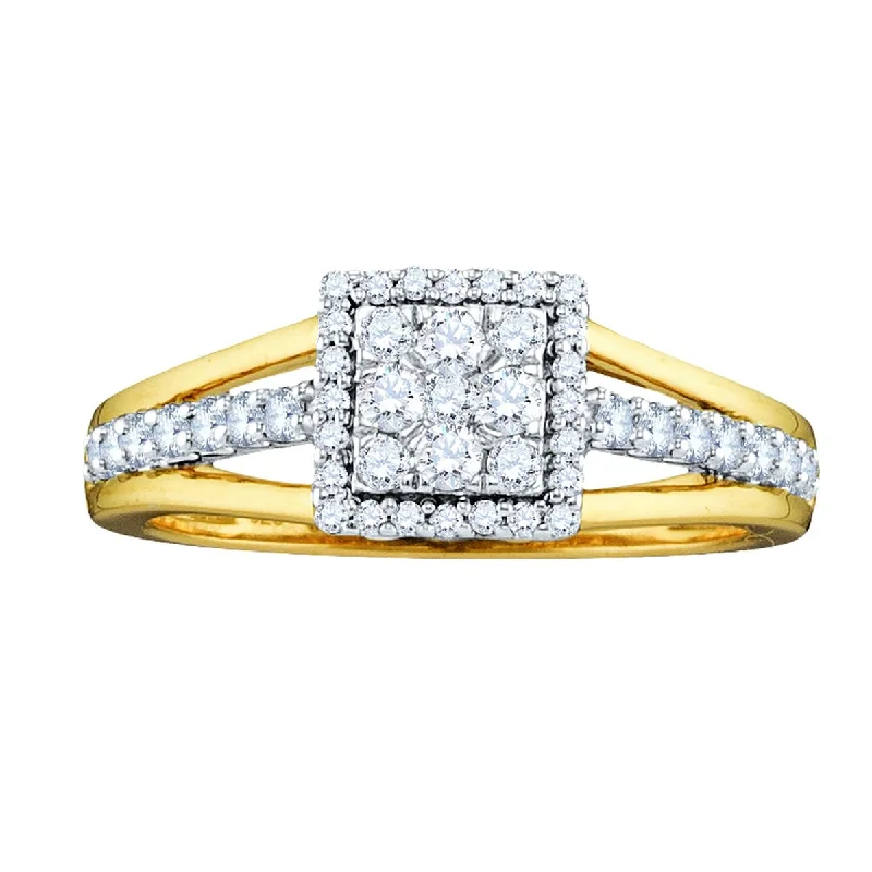 Must-Have Jewelry Pieces At Reduced Prices 1/2 CTW Diamond Engagement Ring in 10KT Yellow Gold Must-Have Jewelry Pieces At Reduced Prices 1/2 CTW Diamond Engagement Ring in 10KT Yellow Gold
