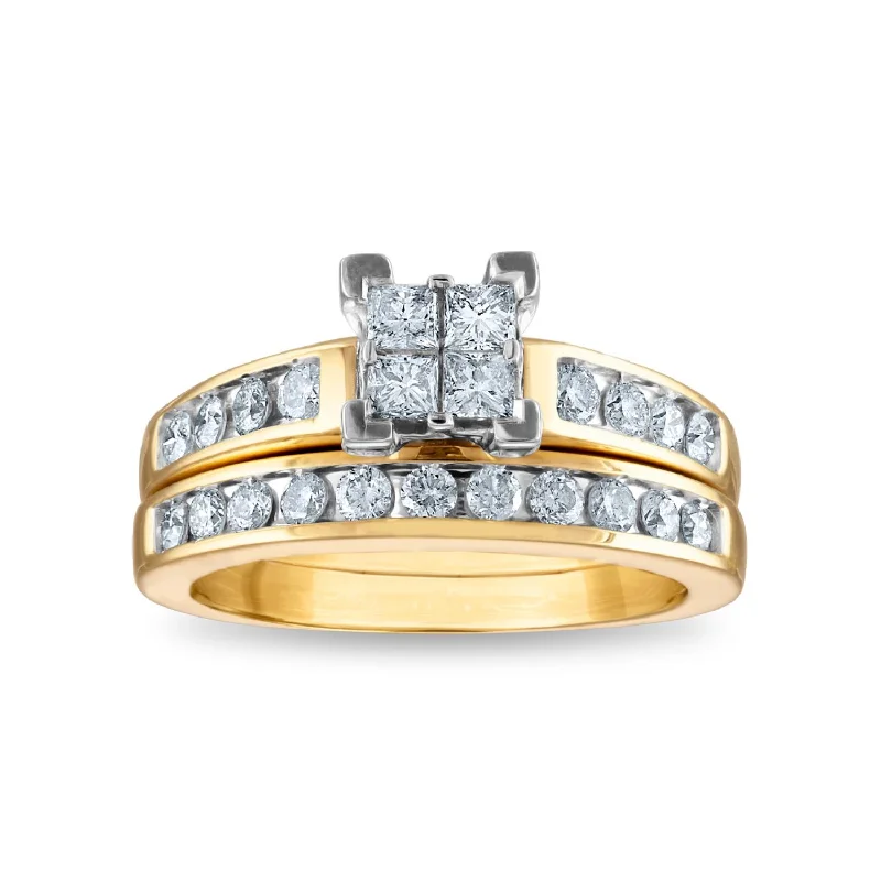 Don't Miss Our Biggest Jewelry Sale Of The Season 1 CTW Diamond Classic Bridal Set in 10KT Yellow Gold Don't Miss Our Biggest Jewelry Sale Of The Season 1 CTW Diamond Classic Bridal Set in 10KT Yellow Gold