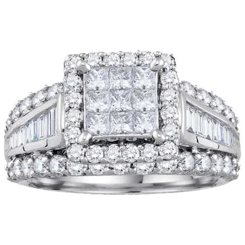Exclusive Jewelry Markdowns – Limited-Time Offer 2 CTW Diamond Engagement Ring in 10KT White Gold Exclusive Jewelry Markdowns – Limited-Time Offer 2 CTW Diamond Engagement Ring in 10KT White Gold
