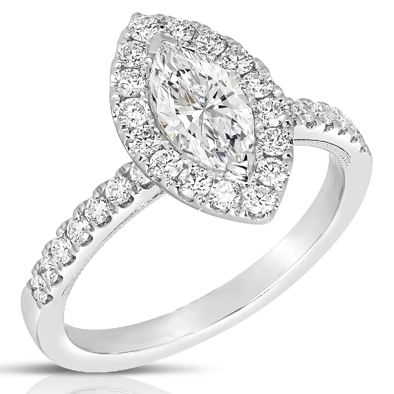 Exclusive Gemstone Jewelry At Special Prices 3/4 Ct Marquise Complete Engagement Ring Exclusive Gemstone Jewelry At Special Prices 3/4 Ct Marquise Complete Engagement Ring