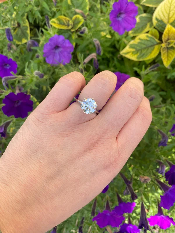 Your Dream Jewelry At Dream Prices 4 CTW Lab Grown Round Solitaire Engagement Ring Your Dream Jewelry At Dream Prices 4 CTW Lab Grown Round Solitaire Engagement Ring