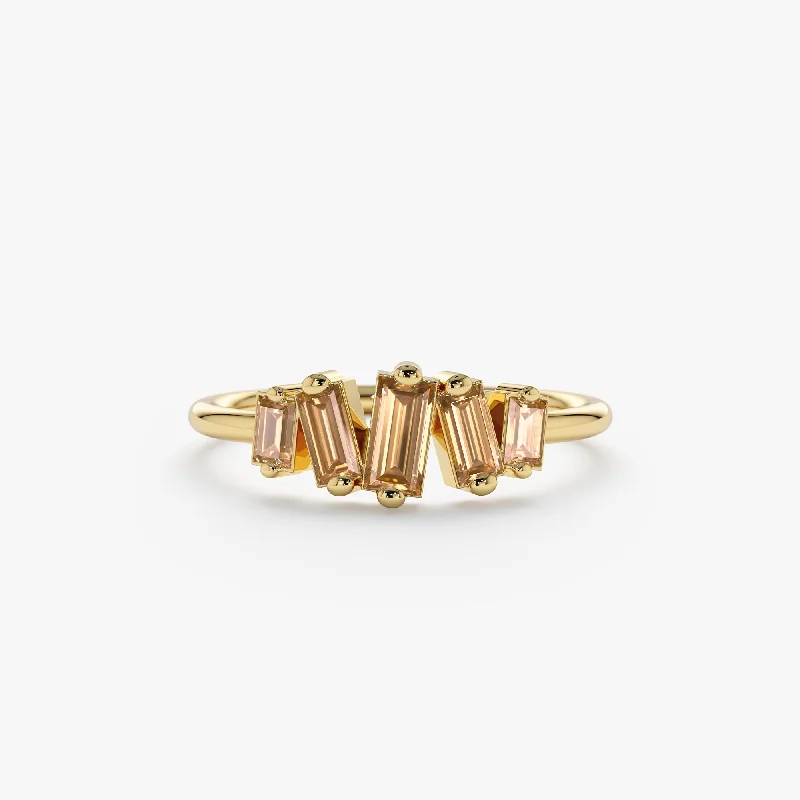 Holiday Jewelry Sale – Perfect Gifts At Great Prices Baguette Citrine Cluster Ring, Lupita Holiday Jewelry Sale – Perfect Gifts At Great Prices Baguette Citrine Cluster Ring, Lupita
