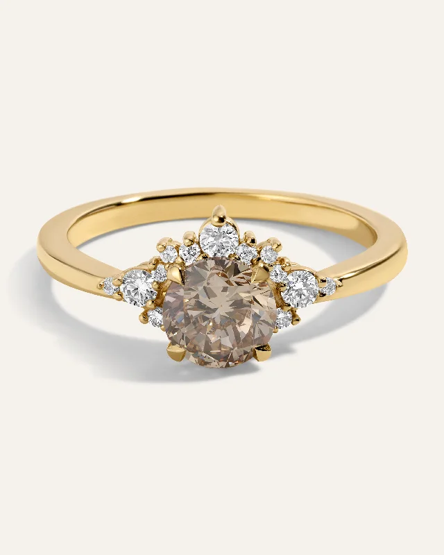 Personalized Jewelry Sale – Meaningful Gifts At Great Prices Champagne And White Snowflake Ring Personalized Jewelry Sale – Meaningful Gifts At Great Prices Champagne And White Snowflake Ring