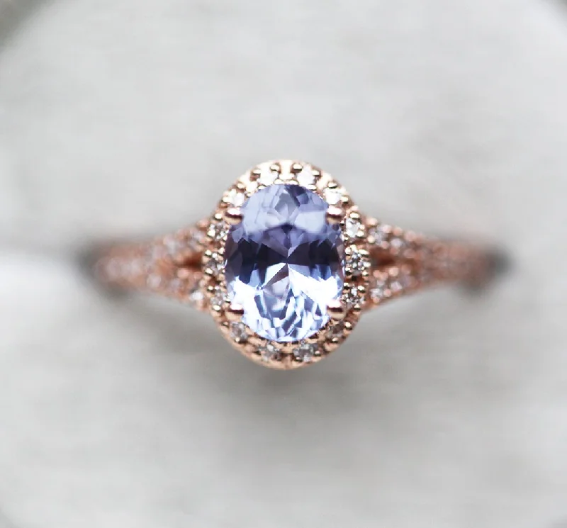 Shop Elegant Jewelry At Unbeatable Prices Cristina Sapphire Diamond Halo Ring