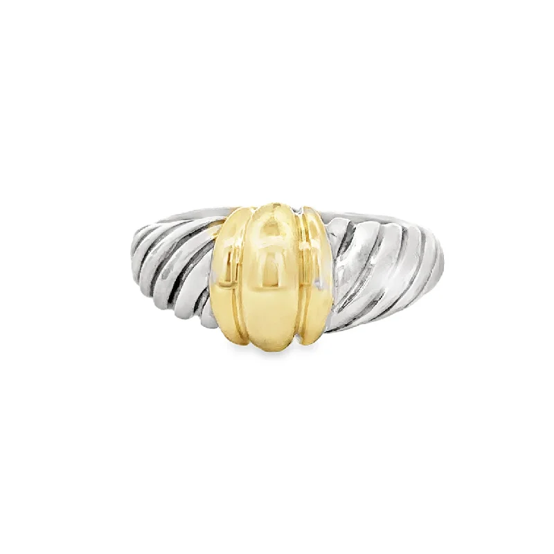 Jewelry Sale Alert – Shop Timeless Elegance Today David Yurman Two Tone Thoroughbred Ring Jewelry Sale Alert – Shop Timeless Elegance Today David Yurman Two Tone Thoroughbred Ring