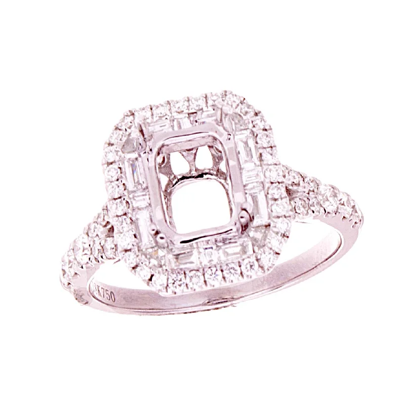 Handcrafted Jewelry Sale – Unique Designs At Low Prices Diamond Halo Semi-Mount