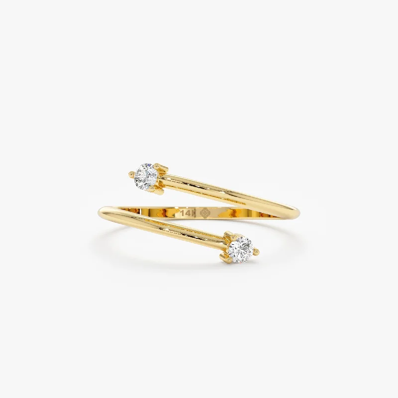 Shop Stylish Jewelry Now And Save Big Diamond Wrap Around Ring, Amirah