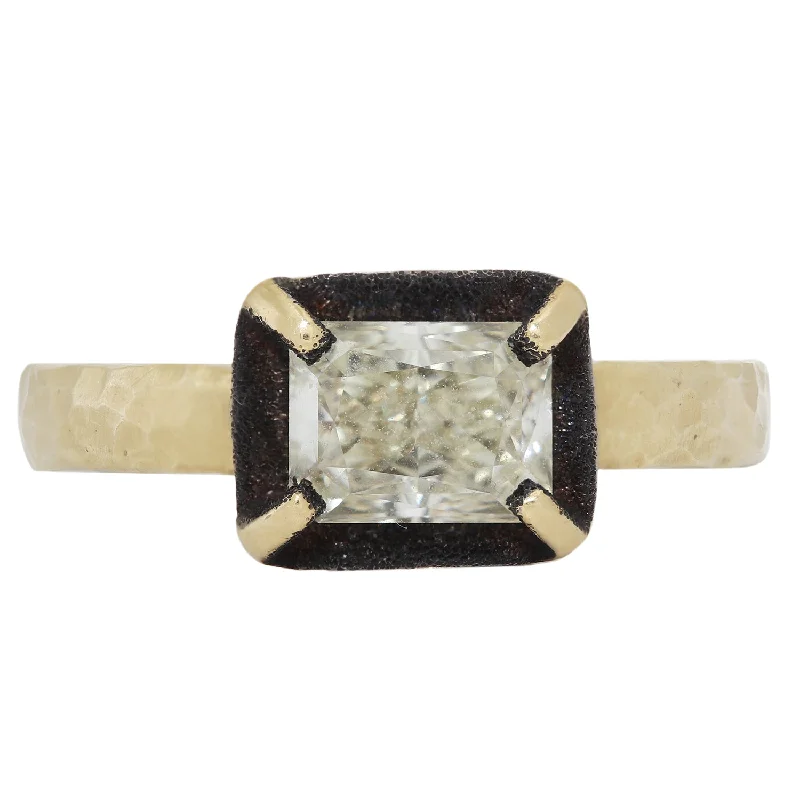 Elegant Rose Gold Jewelry For A Stylish Touch Fancy Diamond Dark Halo Ring