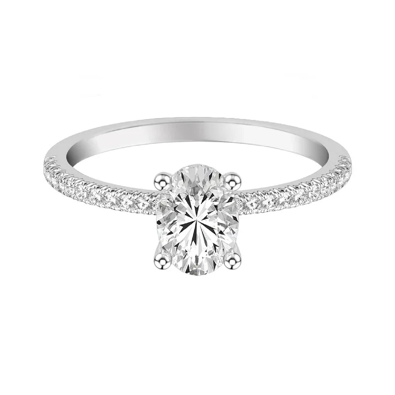 Get The Best Deals On Timeless Jewelry Pieces Diamond Accented Engagement Ring