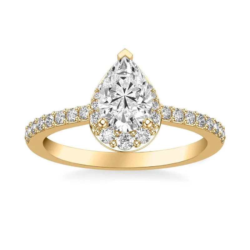 Personalized Jewelry Sale – Unique Pieces At Great Prices Pear-Cut Ascending Halo Engagement Ring Personalized Jewelry Sale – Unique Pieces At Great Prices Pear-Cut Ascending Halo Engagement Ring