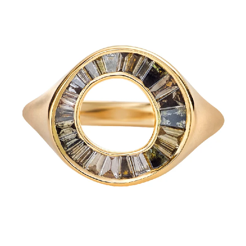Buy More, Save More On Stunning Jewelry Designs Grey Baguette Diamond Sphere Ring - OOAK Buy More, Save More On Stunning Jewelry Designs Grey Baguette Diamond Sphere Ring - OOAK