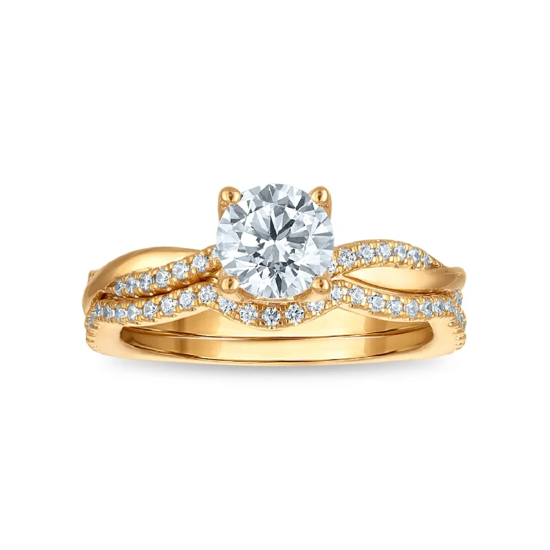 Handcrafted Jewelry Sale – Unique Designs At Low Prices EcoLove Green Pure 1-1/3 CTW Lab Grown Diamond Bridal Set in 10KT Gold Handcrafted Jewelry Sale – Unique Designs At Low Prices EcoLove Green Pure 1-1/3 CTW Lab Grown Diamond Bridal Set in 10KT Gold