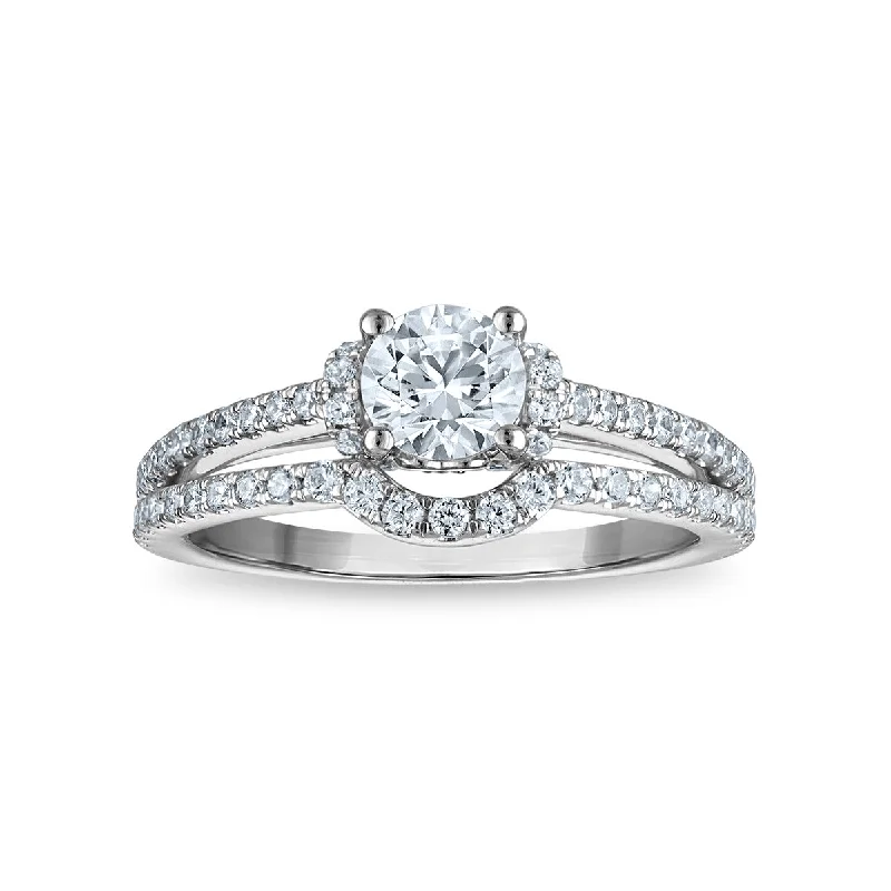 Discounted Luxury Jewelry – Shine Without The Splurge EcoLove Green Pure 1-1/4 CTW Lab Grown Diamond Bridal Set in 10KT White Gold Discounted Luxury Jewelry – Shine Without The Splurge EcoLove Green Pure 1-1/4 CTW Lab Grown Diamond Bridal Set in 10KT White Gold