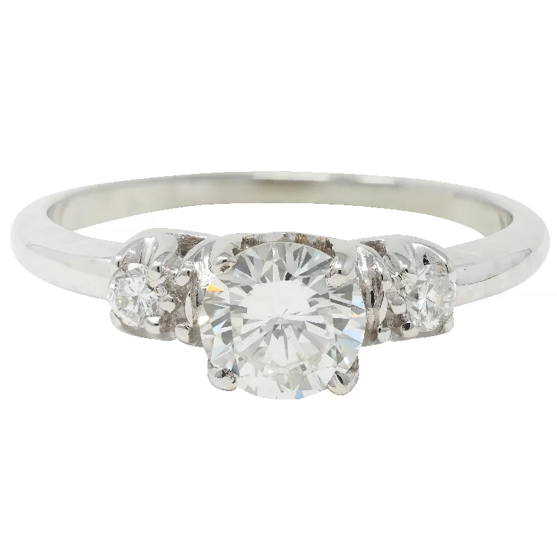 Elegant Designs, Unbeatable Discounts – Shop Jewelry Now Mid-Century 0.65 CTW Transitional Cut Diamond 18 Karat White Gold Engagement Ring Elegant Designs, Unbeatable Discounts – Shop Jewelry Now Mid-Century 0.65 CTW Transitional Cut Diamond 18 Karat White Gold Engagement Ring
