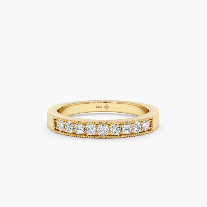 Sparkle More For Less – Jewelry Sale Happening Now Milgrain Edge Diamond Wedding Band, Betty Sparkle More For Less – Jewelry Sale Happening Now Milgrain Edge Diamond Wedding Band, Betty
