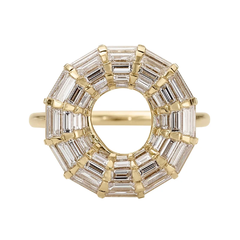 Modern Statement Jewelry For Bold Styling Nimbus Baguette Diamond Statement Ring