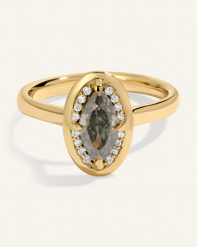 Olive Clover Ring