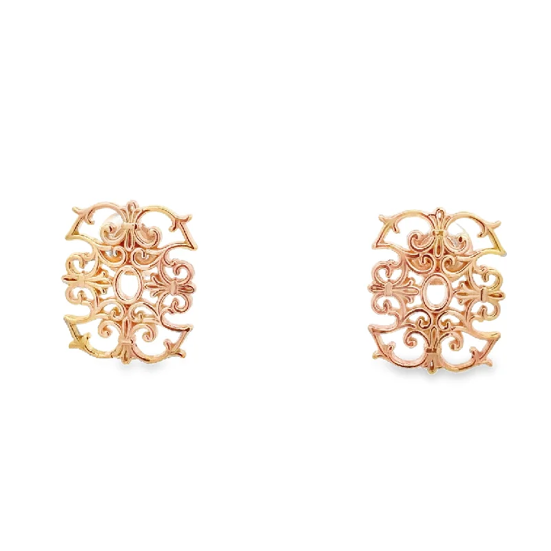 Luxury Meets Affordability – Jewelry Sale Now Live Open Work Earrings in Yellow Gold Luxury Meets Affordability – Jewelry Sale Now Live Open Work Earrings in Yellow Gold
