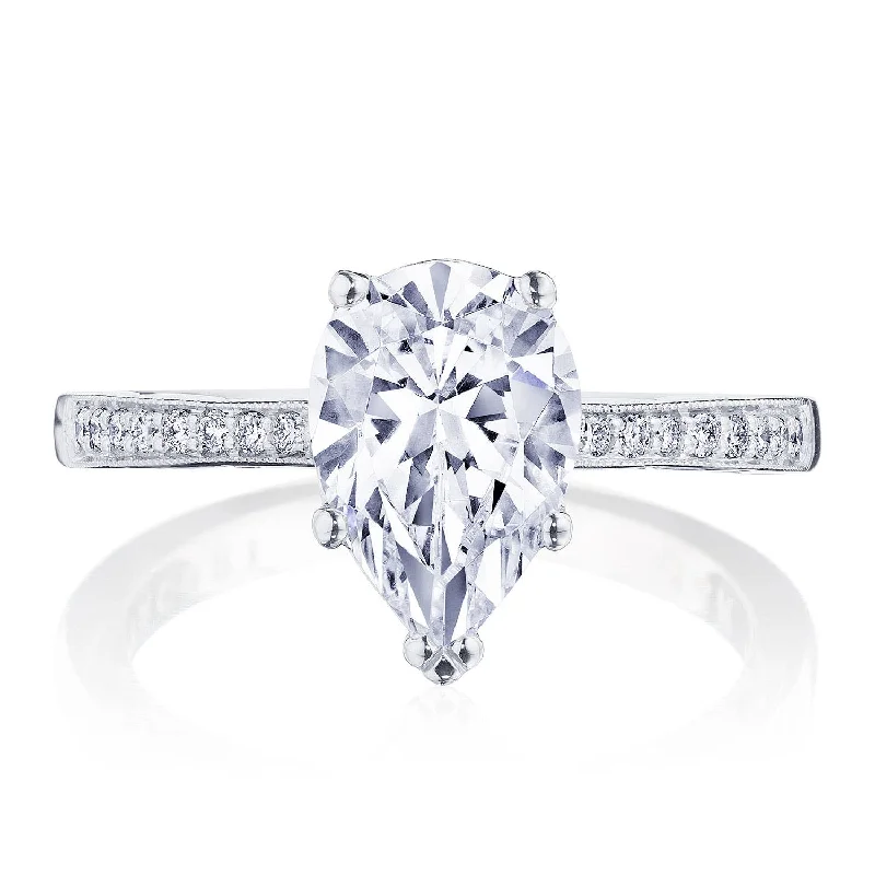 Get Ready To Sparkle – Special Jewelry Discounts Pear Solitaire Engagement Ring