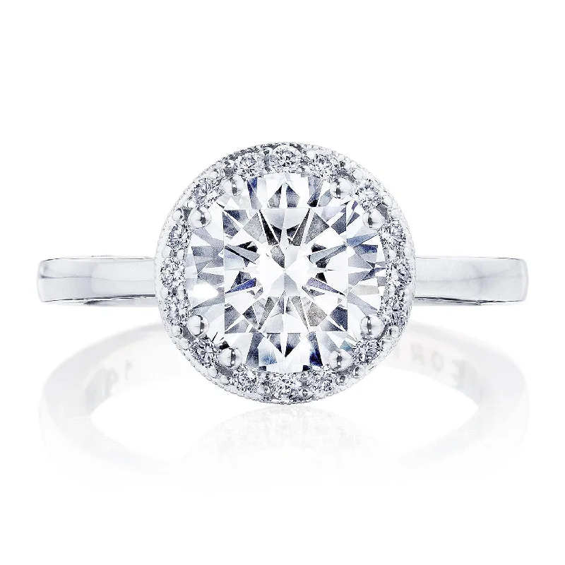 Don't Miss Out On Jaw-Dropping Jewelry Discounts Round Bloom Engagement Ring