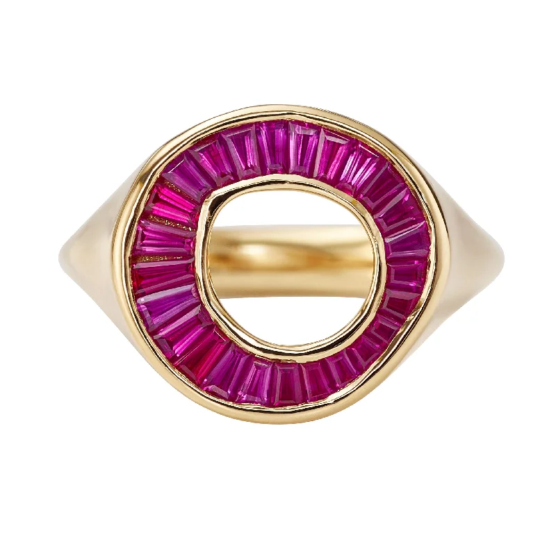 Seasonal Jewelry Deals – Elevate Your Style Ruby Tapered Baguette Gold Statement Ring Seasonal Jewelry Deals – Elevate Your Style Ruby Tapered Baguette Gold Statement Ring