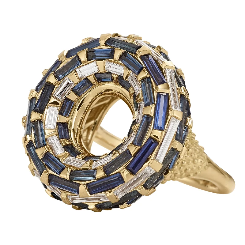 Limited-Time Jewelry Sale – Elegant Styles At Less Saturn Moons Ring with Blue Sapphire & White Diamond Baguettes Limited-Time Jewelry Sale – Elegant Styles At Less Saturn Moons Ring with Blue Sapphire & White Diamond Baguettes