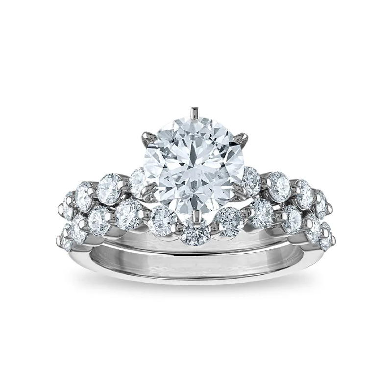 Bestselling Jewelry Now On Sale – Elevate Your Look Signature EcoLove Diamond Dreams 3 1/8 CTW Lab Grown Diamond Bridal Set Ring in 14KT White Gold Bestselling Jewelry Now On Sale – Elevate Your Look Signature EcoLove Diamond Dreams 3 1/8 CTW Lab Grown Diamond Bridal Set Ring in 14KT White Gold