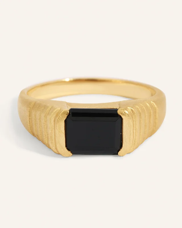 Get Your Favorite Jewelry At The Best Price Small Onyx Edmond Ring