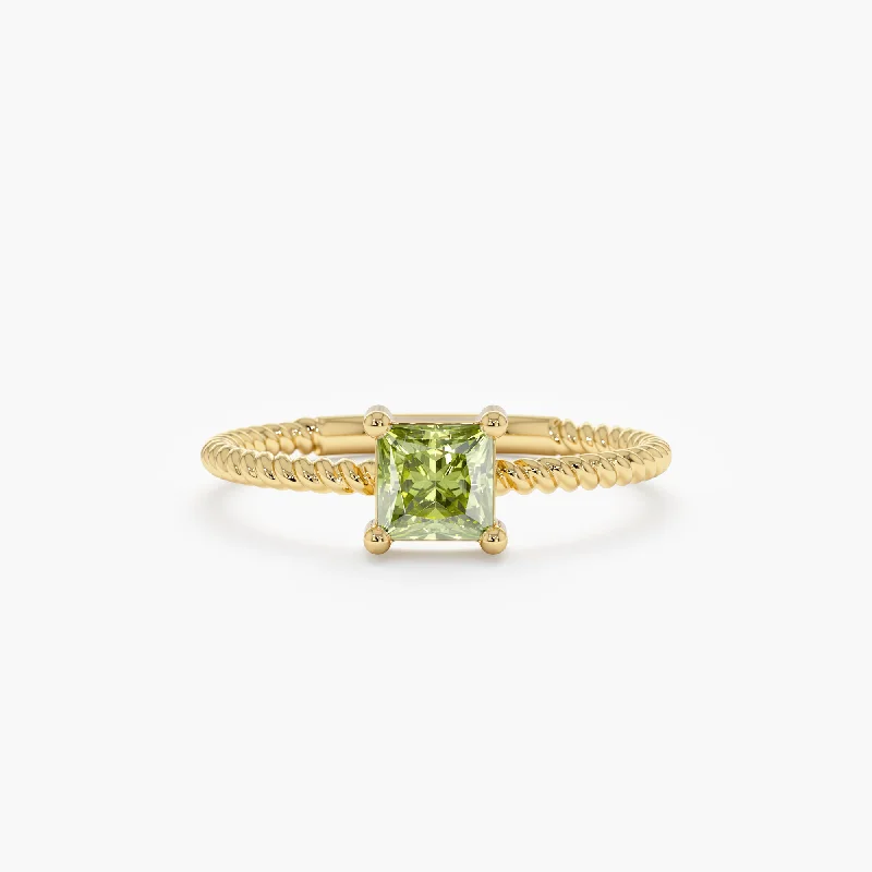 Affordable Glamour – Premium Jewelry At Special Prices Square Peridot Braided Band, Sage Affordable Glamour – Premium Jewelry At Special Prices Square Peridot Braided Band, Sage