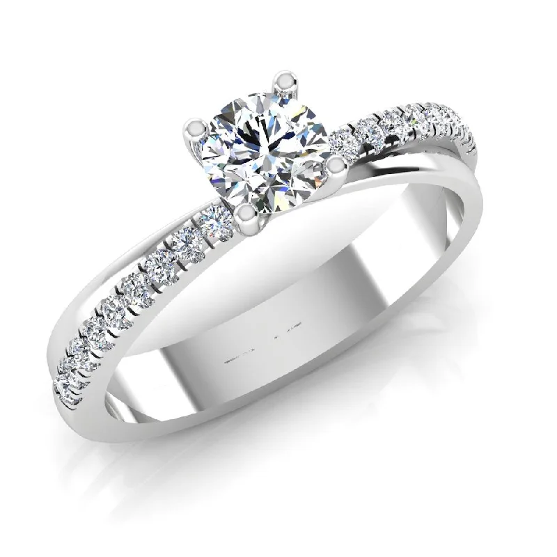 Premium Jewelry At Special Low Prices For A Limited Time Twisted Moissanite Engagement Ring Premium Jewelry At Special Low Prices For A Limited Time Twisted Moissanite Engagement Ring
