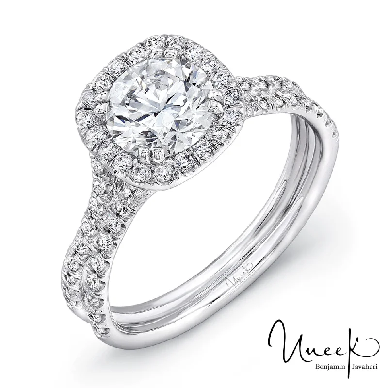 Seasonal Jewelry Sale – Upgrade Your Collection Uneek Pave Double Shank Halo Engagement Ring Seasonal Jewelry Sale – Upgrade Your Collection Uneek Pave Double Shank Halo Engagement Ring