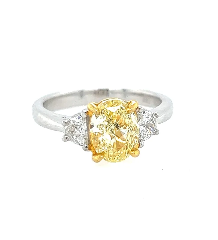 Fancy Yellow Diamond Ring