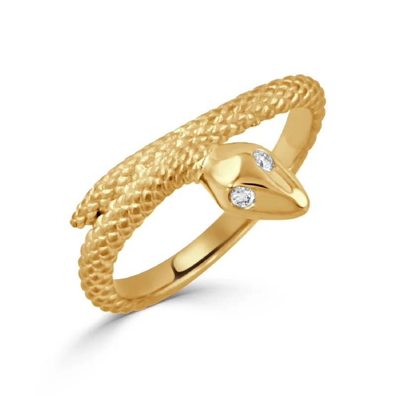 Bestselling Jewelry Now On Sale – Elevate Your Look 18K Yellow Gold Serpent Ring