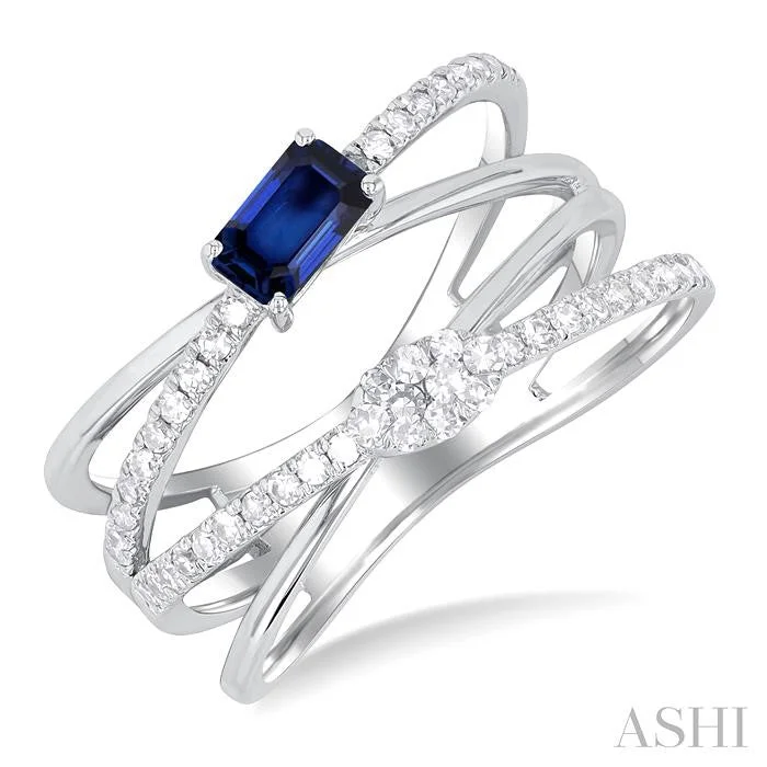 Sparkle For Less – Shop Our Limited-Time Jewelry Deals CRISS CROSS GEMSTONE & LOVEBRIGHT DIAMOND FASHION RING