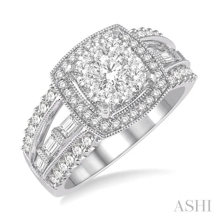 Make Every Moment Shine – Jewelry Discounts Available CUSHION SHAPE HALO LOVEBRIGHT DIAMOND ENGAGEMENT RING