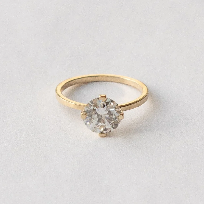 Shop Handcrafted Jewelry At Special Promotional Rates Ema Ring with 1.43ct Lab-grown Diamond in Gold