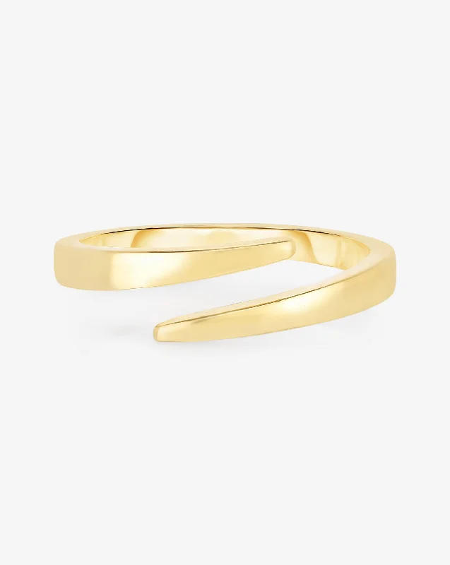 Discounted Jewelry For A Glamorous Look Open Gold Wrap Ring