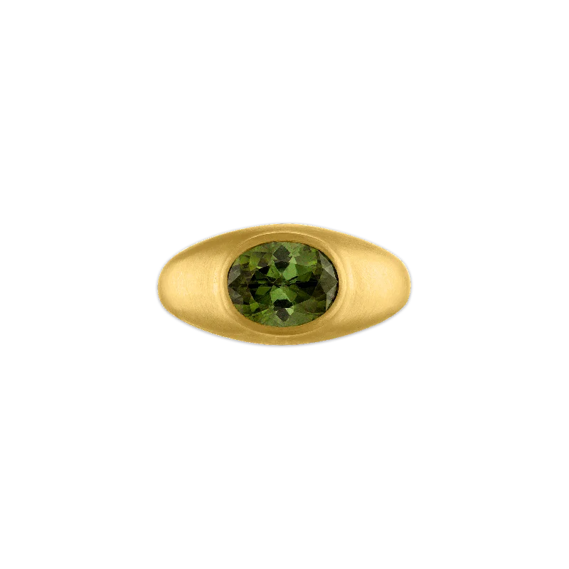 Jewelry Sale Bonanza – Grab Your Sparkle Now Faceted Green Tourmaline Roz Ring