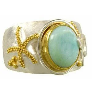 Flash Sale On Stunning Jewelry – Don't Miss Out Michou Poseiden's Treasures  Larimar Starfish Ring
