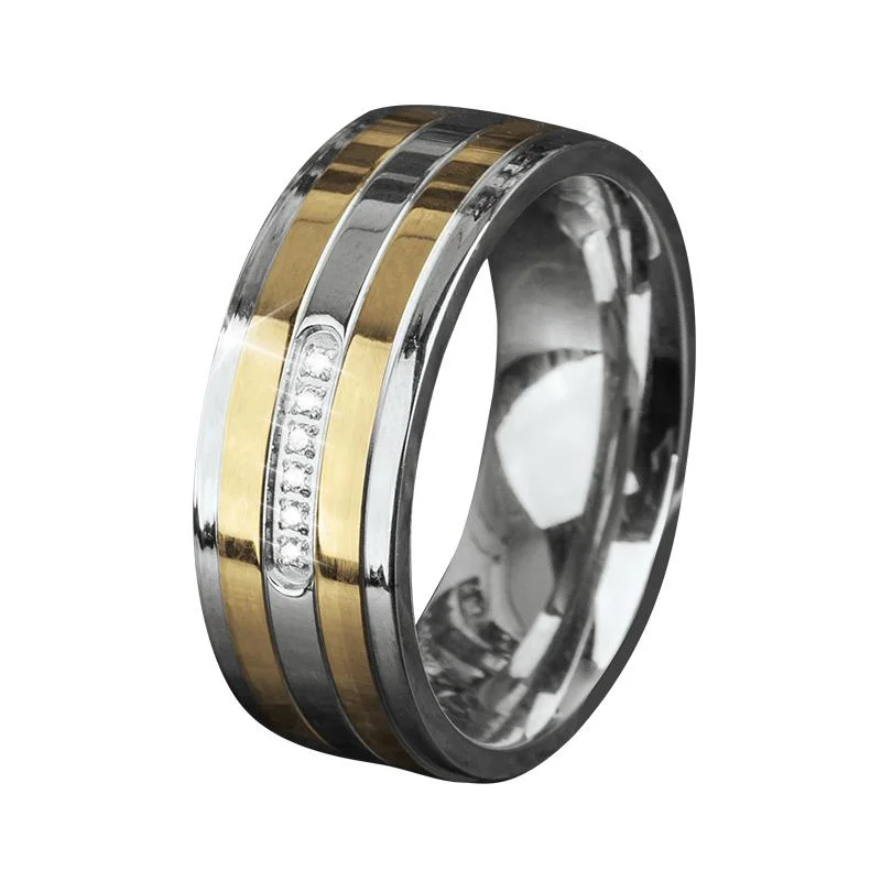 Mitre Two-Tone Ring