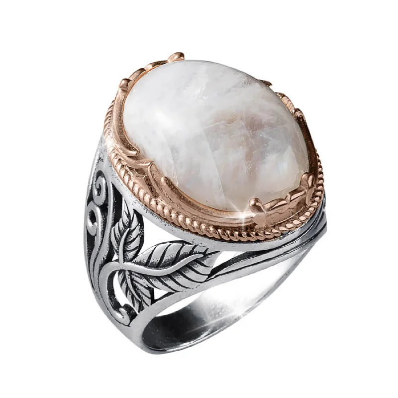 Moonstone Men's Ring