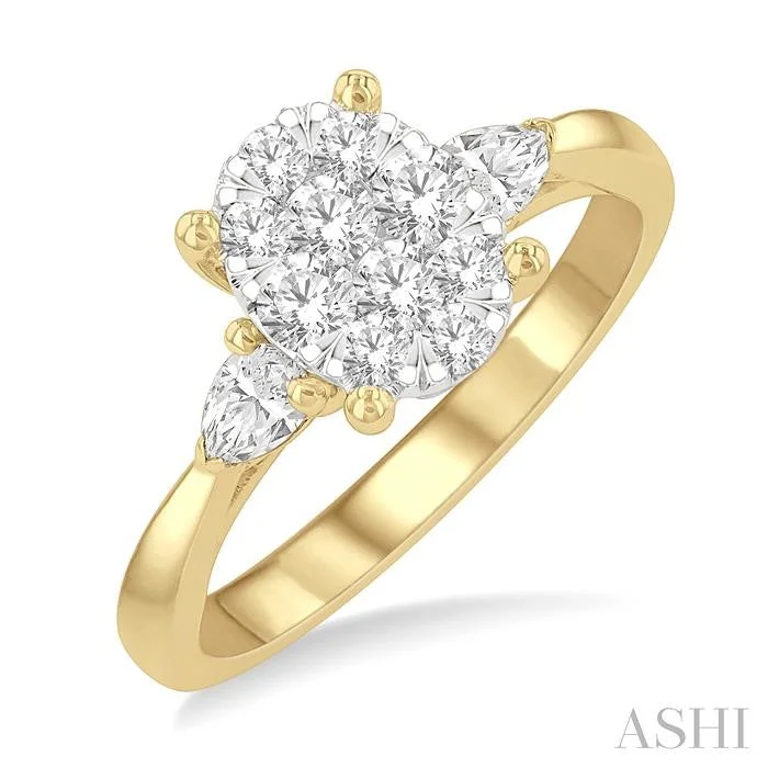 Dazzle With Discounts – Shop Jewelry On Sale OVAL SHAPE LOVEBRIGHT DIAMOND ENGAGEMENT RING