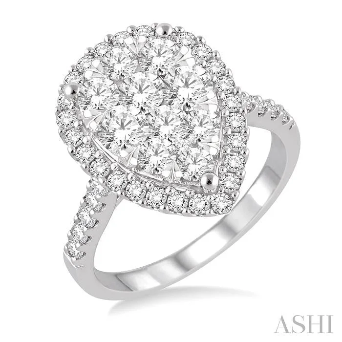 Exclusive Jewelry Bundles At Discounted Prices PEAR SHAPE HALO LOVEBRIGHT ESSENTIAL DIAMOND ENGAGEMENT RING Exclusive Jewelry Bundles At Discounted Prices PEAR SHAPE HALO LOVEBRIGHT ESSENTIAL DIAMOND ENGAGEMENT RING