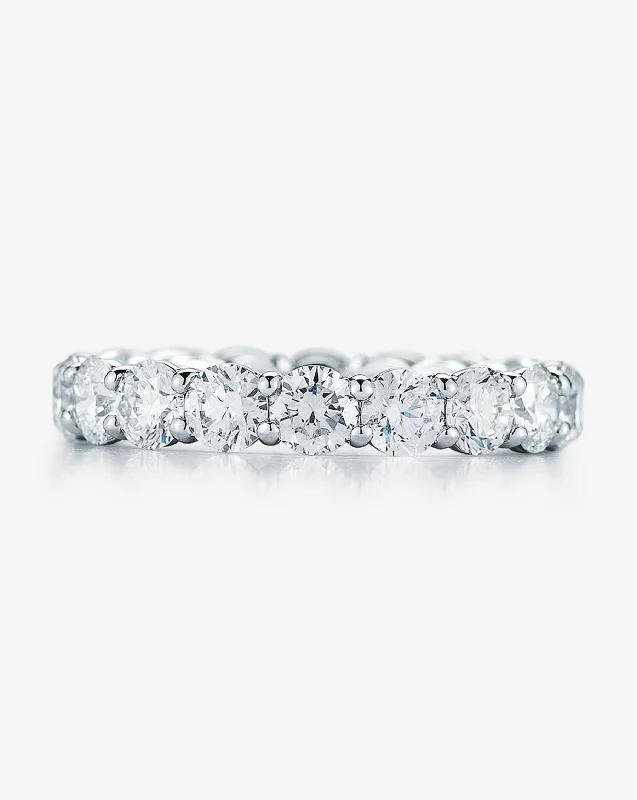 Round Diamond Eternity Band