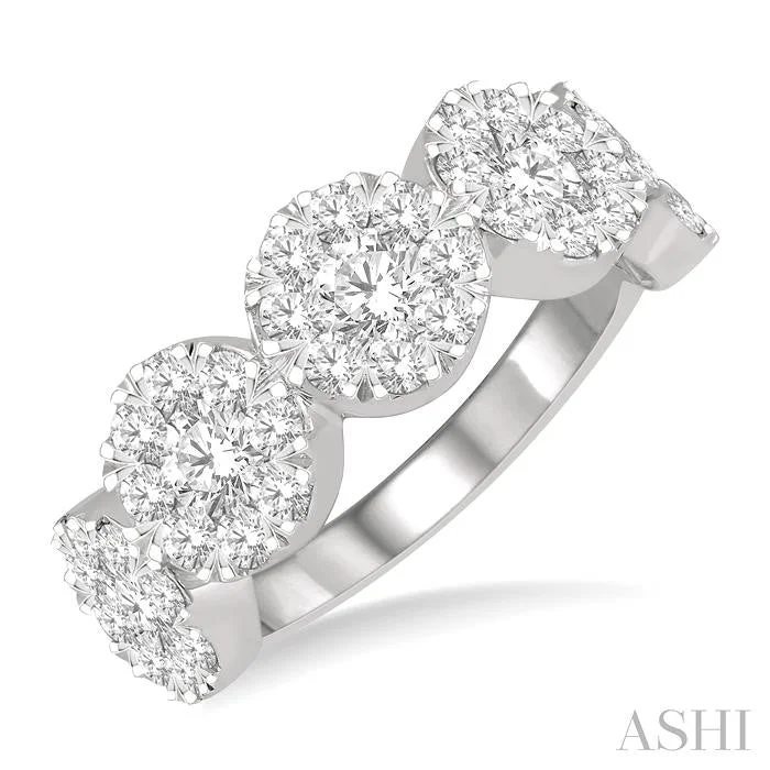Best Jewelry Deals – Premium Quality At Exclusive Discounts ROUND SHAPE 5 STONE LOVEBRIGHT ESSENTIAL DIAMOND WEDDING BAND