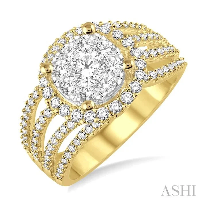 Personalized Jewelry Sale – Meaningful Gifts At Great Prices ROUND SHAPE HALO LOVEBRIGHT DIAMOND RING