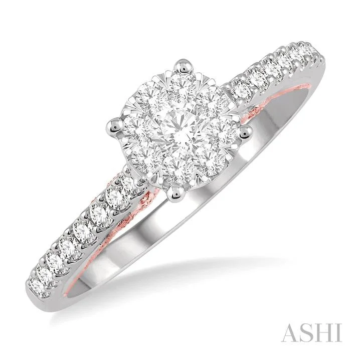 Buy More, Save More – Special Jewelry Discounts ROUND SHAPE LOVEBRIGHT DIAMOND ENGAGEMENT RING